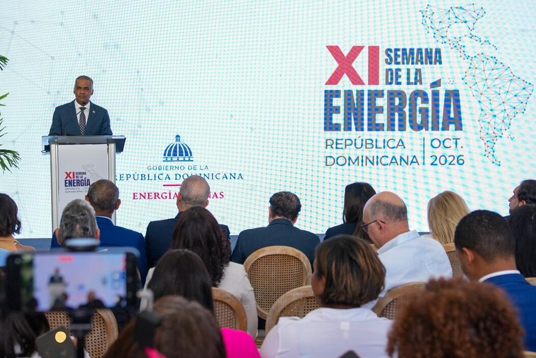 Joel Santos, ministro de Energía y Minas, durante el anuncio de la XI Semana de la Energía 2026. (Crédito: Prensa Energía y Minas)