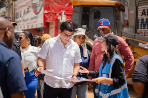 CAASD construye cisterna 50 mil galones de agua y avanza construcción multiuso en sector Las Cañitas